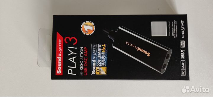 Звуковая карта Creative sound blaster play 3