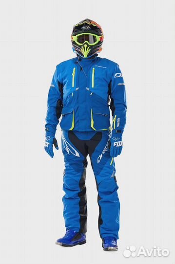 Штаны Эндуро Freeride DF Blue-Yellow
