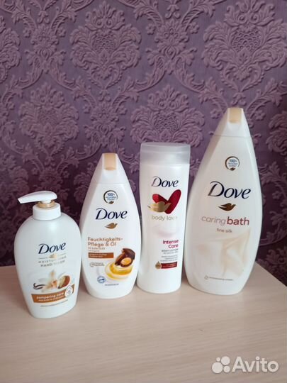 Гель для душа мыло лосьон Dove