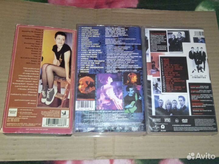 The Cranberries видеокассеты VHS