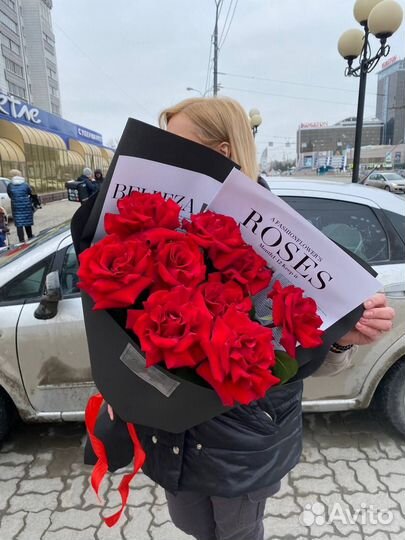 Бкет из роз. Розы. Цветы с доставкой. Акция