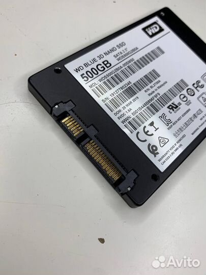 SSD накопитель WD blue 500 гб + скупка