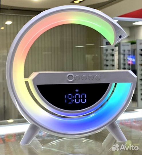 Ночник колонка с беспроводной зарядкой