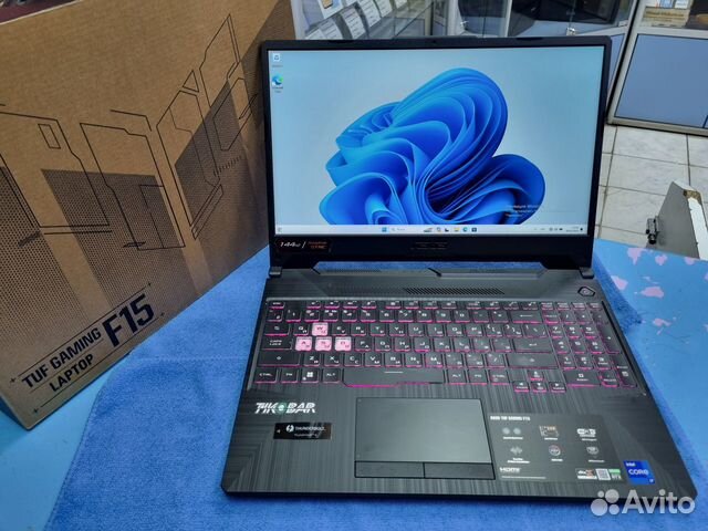 15.6" Ноутбук asus TUF Gaming F15 FX506HE-HN393