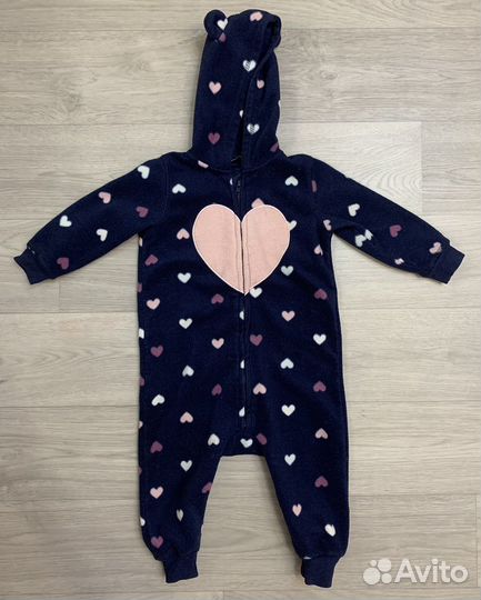 Флисовый комбинезон