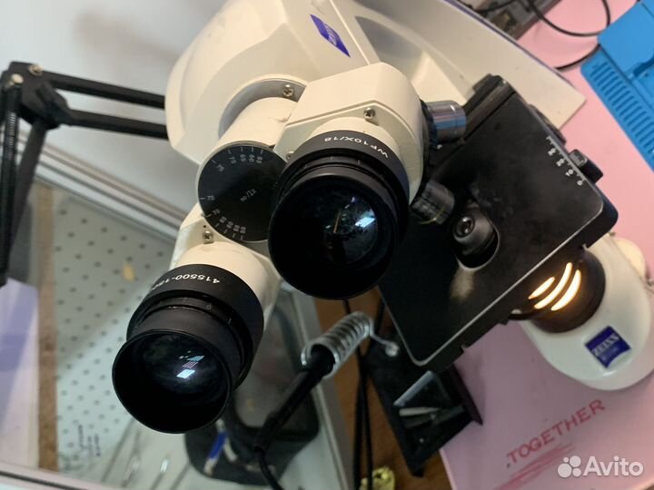 Биноклурярный микроскоп zeiss Primo Star