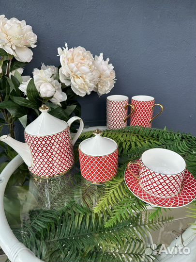 Сервиз чайный чайная пара фарфор