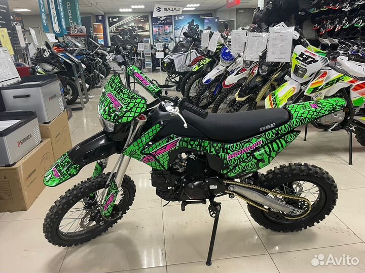 Питбайк BSE EX 125E (015) Green 17/14