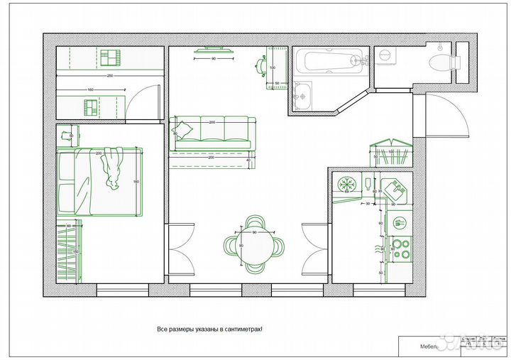 Технический дизайн проект (чертежи для ремонта)