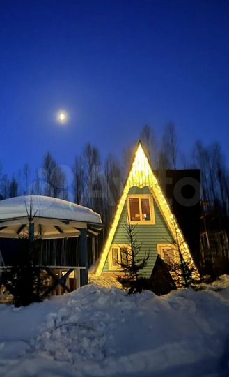 Дом 80 м² на участке 2 га