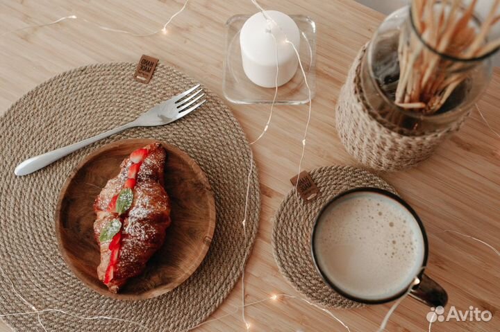 Салфетка джутовая