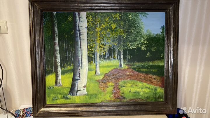 Картина маслом в раме живопись