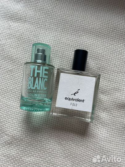 Духи equivalent F012 + духи solinotes the blanc