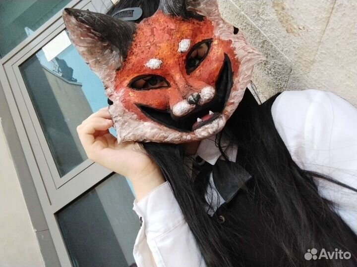 Маска лисы Алисы из игры Tiny bunny