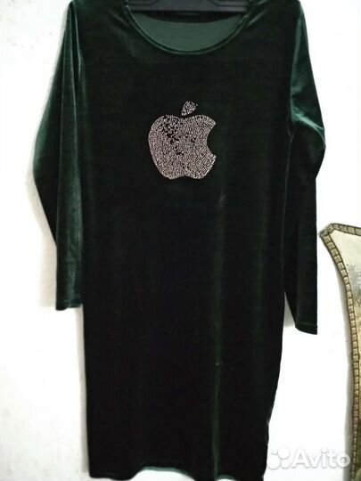 Кофта туника Велюровая