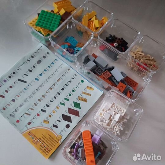 Lego minecraft Конюшня, Питомник панд, Грибная кор