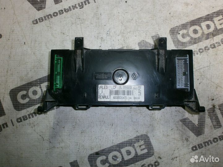 Блок управления климат контролем Renault Symbol