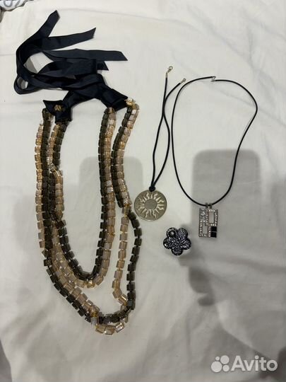 Колье подвеска бусы украшения бижутерия