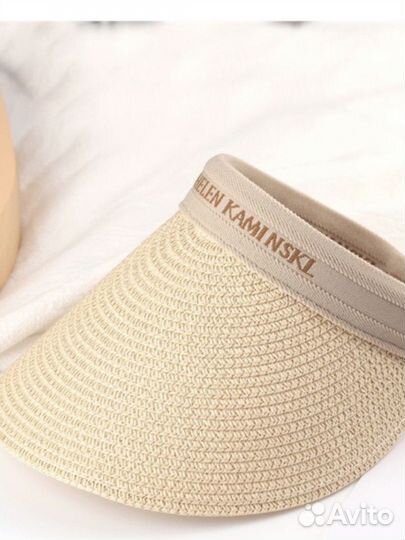 Козырек пляжный соломеный