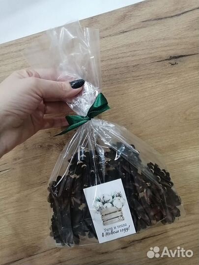 Шишки сосновые обработанные