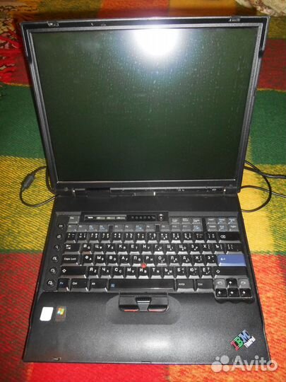 Раритетный ноутбук IBM ThinkPad