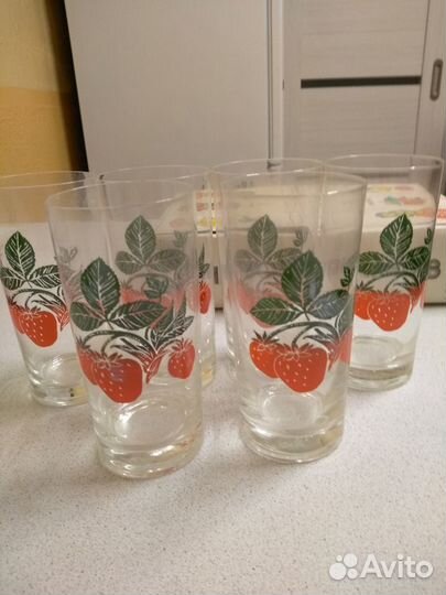 Новый набор стаканов 6 штук