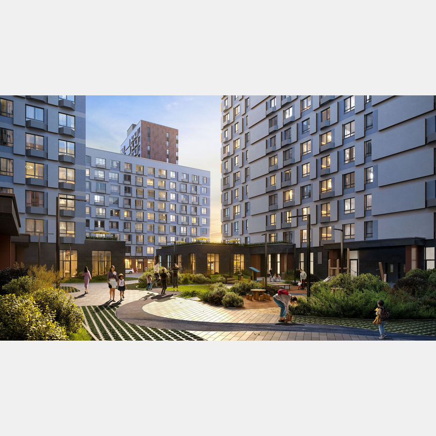 2-к. квартира, 43,6 м², 16/18 эт.