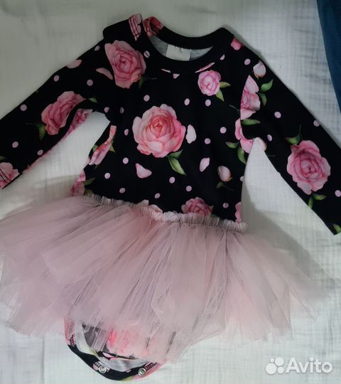 Нарядное боди для девочки