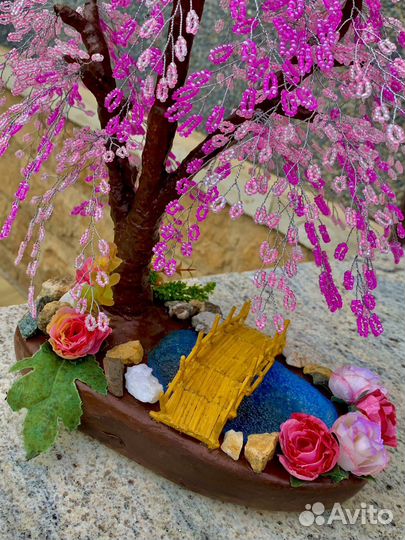 Сакура из бисера