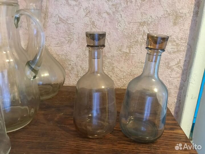 Графины штофы кувшин - стекло