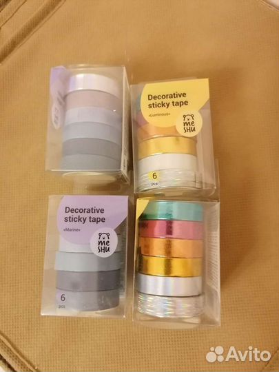 Клейкая лента скотч для скрапбукинга украшений