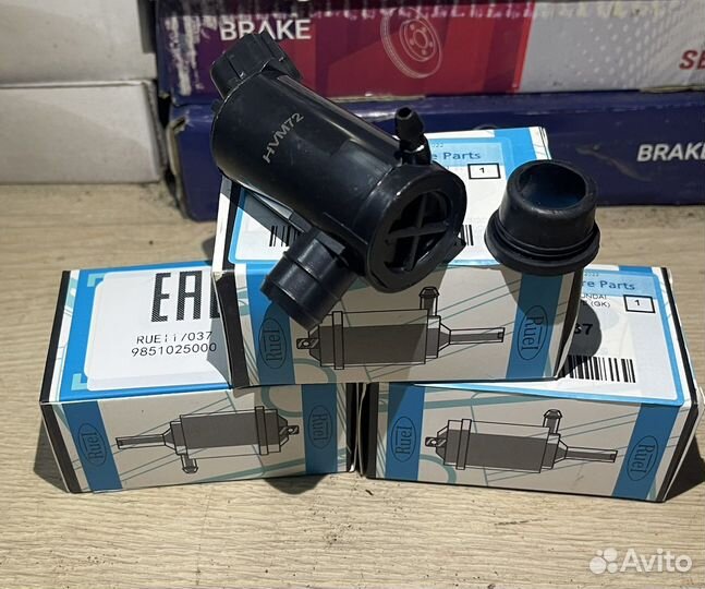 Моторчик омывателя Солярис 1-2 kia rio 3-4