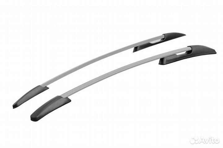 Рейлинги на крышу Hyundai Creta серебристые