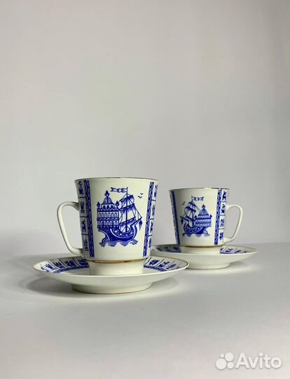 Кофейная пара Каравелла лфз (чашка+блюдце)