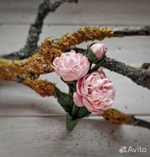 Брошь из полимерной глины