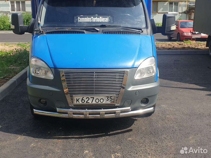 Защита бампера на Газель бизнес