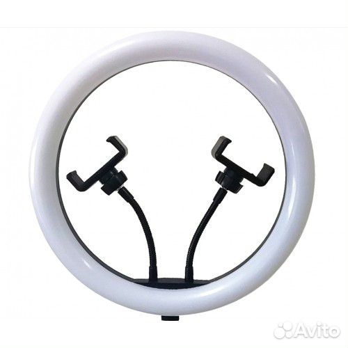 Кольцевая лампа 31 см с двумя держателями телефона