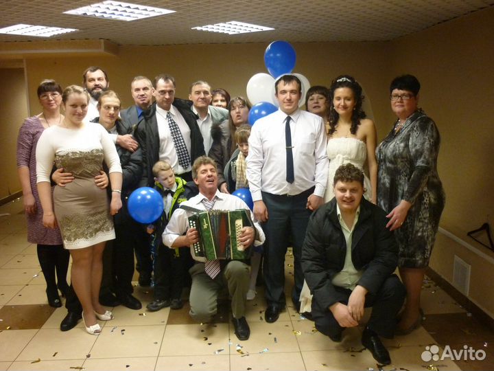 Гармонист на свадьбу, юбилей, корпоратив