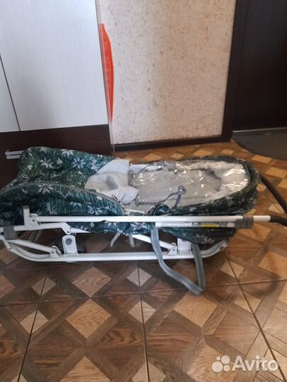 Детские санки коляска бу