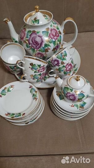 Чайный сервиз,Прокопьевский фарфор 80 х годов