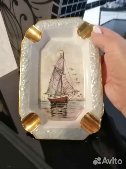 Антиквар.пепельница,фарфор, Розенталь, Германия