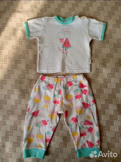 Детские вещи пакетом 86 92