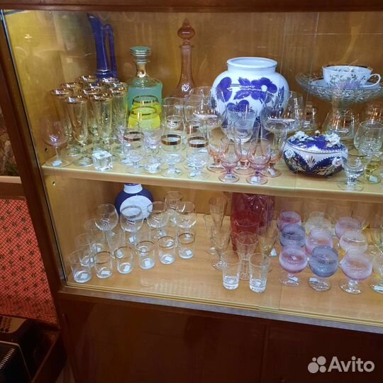 Бокалы стекло.винтаж.ссср