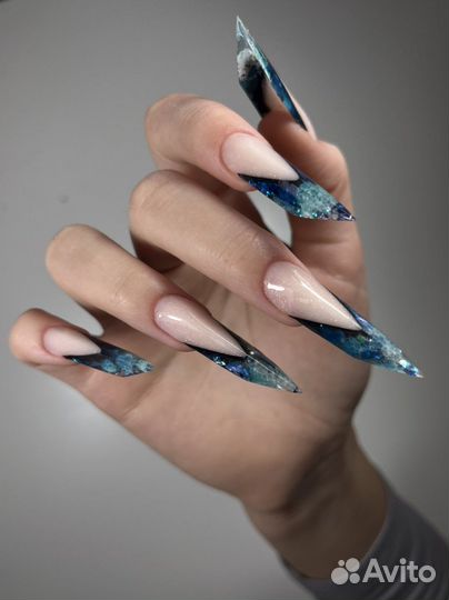Арочное Наращивание ногтей маникюр педикюр