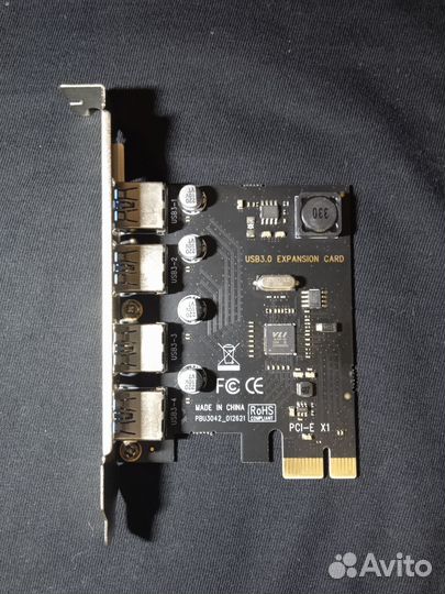 USB хаб PCI E to USB 3.0