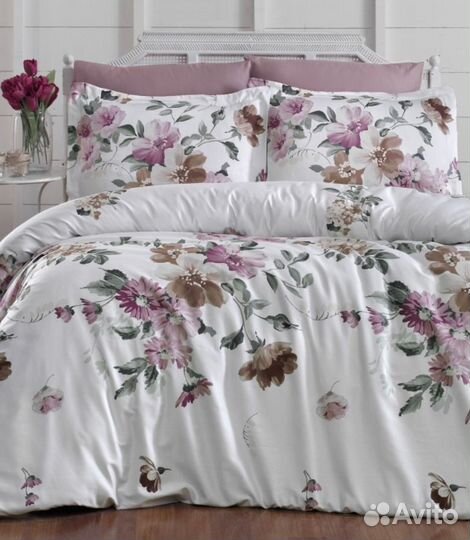 Постельное белье сатин Hobby 1.5сп Турция