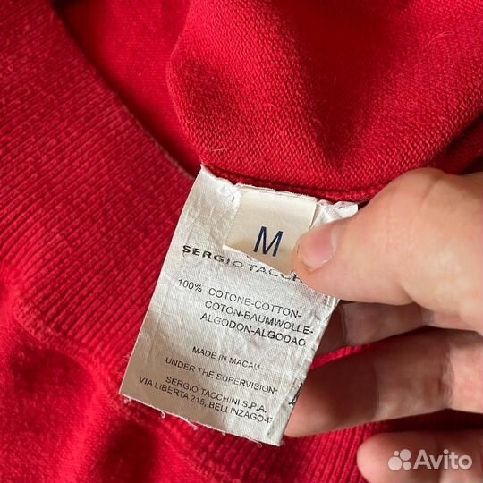 Свитер sergio tacchini оригинал