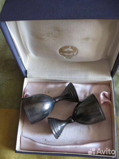 Коллекционный свадебный набор из 2 рюмок, СССР