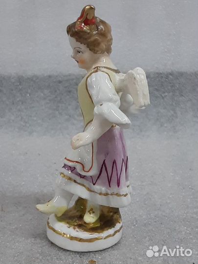 Статуэтка миниатюра фарфор Танцовщица Ангел