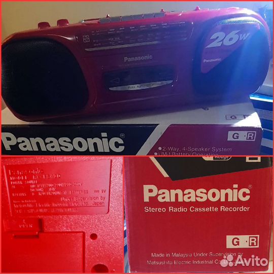 Кассетный магнитофон новый